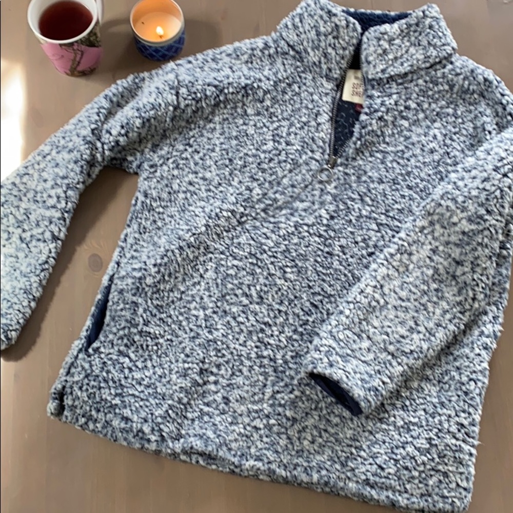 Sherpa pullover outerwear